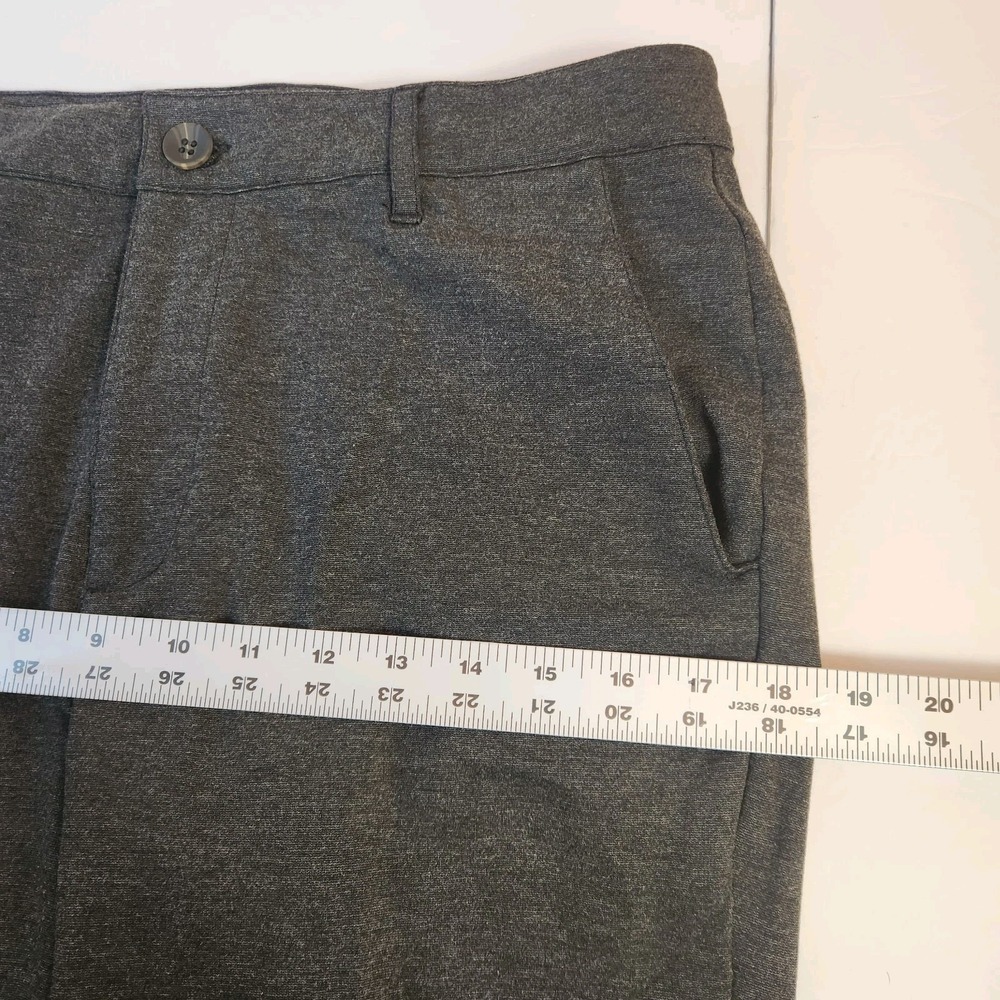 Paige Pants Mens 32 Gray Elmwood Jogger Iced Black Stretch Golf Sweatpants - Picture 13 of 16